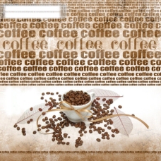企业文化咖啡豆咖啡杯高清图片5